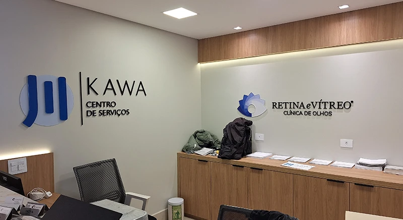 Letreiro corporativo